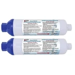 Aquafresh Replacement Water Filter, 2 Pack, With Hose Connections. Fixed Price $78.25.