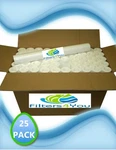 25 Pack 20" X 2.5" Sediment Cartridge Spun Polypropylene Water Filter 20 Micron. Fixed Price $106.05.