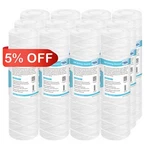 10" X 2.5" String Wound Whole House Sediment Water Filter 1/5/10/20/30/50 Micron. Fixed Price $43.97.