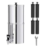 Waterdrop 2.25g Gravity-fed Water Filter System With Sight Glass Spigot-4filters. Fixed Price $149.00.