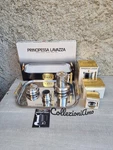 Princess Lavazza Stainless Steel 18/10 Coffee Maker Set Moka 3 Cups. Fixed Price $193.84.