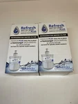 2 New-refresh Refrigerator Water Replacement Filter R-0003plus-s. Fixed Price $19.95.