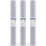 3 Pack Ro Coconut Activated Carbon Block Water Filter 10 Micron 2.5" X 20". Fixed Price $40.00.