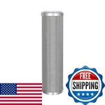 Amwater Stainless Steel Cleanable Wire Mesh Filter Cartridge 10length2.5od10. Fixed Price $74.47.