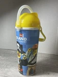 Legoland Travel Cup Handle Lid Straw 24 Oz 10" Cup. Preowned In Excellent Cond. Fixed Price $10.00.