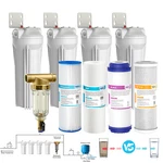 Simpure 10 Inch Whole House Water Filter Housing Filtration System Cartridge Set. Fixed Price $25.99.