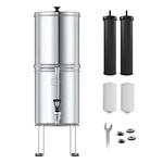 Uswf Gravity Fed 2.25 Gal. Stainless Steel Water Filtration System Complete. Fixed Price $249.00.