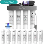 Simpure 400gpd 8-stage Alkaline Tankless Reverse Osmosis Water Filter System. Fixed Price $55.99.