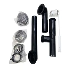 Westbrass 592144-62 1-1/2" Tubular Trip Lever Bath Waste - Black. Fixed Price $38.90.
