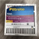 Filtrete Ultra Allergen Reduction Deep Pleat Filter, 20x20x4 In. 2 Pk Mpr 1550. Fixed Price $47.00.