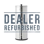 Crown Berkey Water Filter W/ 2 Black Elements - Dealer Refrb. Fixed Price $406.00.