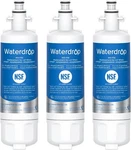 Waterdrop Refrigerator Water Filter, Replacement For Lg Lt700p , Pack Of 3. Fixed Price $19.99.