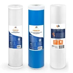 Aquaboon 5 Micron 20 X 4.5 Whole House Water Filter Replacement Cartridge Set. Fixed Price $164.05.