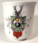 Rupert Stockl Coffee Mug Birdhouse White Cup Kafer Munchen Tea Euc. Fixed Price $15.29.