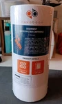 Aquaboon Sediment Water Filter Whole House Big Blue 5 Micron 10"x4.5". Fixed Price $17.99.