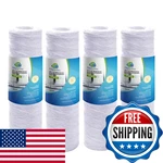 Cfs 4 Pack String Wound Sediment Water Filter Cartridges Compatible Whkf-whsw. Fixed Price $40.94.