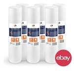 Aquaboon 5 Micron 20"x 4.5" Sediment Water Filter Cartridge Replacement Set 6pk. Fixed Price $98.81.