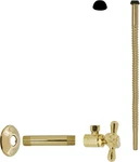 Westbrass D103k12x-01 1/2" Ips X 3/8" Od 12" Corrugated Riser Supply Line Kit. Fixed Price $44.99.