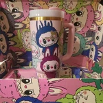 Stanley X Loveshackfancy Quencher Tumbler 40oz Pink Cartoon Insulated With Straw. Fixed Price $50.00.
