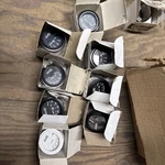 Lot Of 8 Gaffrig Marine Gauges Trim Temp Pressure Oil Volt Water Psi. Fixed Price $349.95.