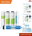 Apec Filter-max-es75 75 Gpd Replacement Filters - Safe, Fresh Water Guaranteed. Fixed Price $117.17.