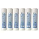 10 X 2.5 Inch 20 Micron Spun Wound Sediment Water Filter 6 Pack. Fixed Price $27.99.