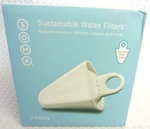 Soma Sustainable Replacement Water Filter, 1 Filter Only, White, New *open Box*. Fixed Price $12.99.