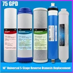 5 Stage Reverse Osmosis System Water Filter With 75gpd Ro Membrane 5-pack Set Us. Fixed Price $27.99.