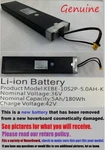 Li-ion Battery Kebe-10s2p-5.0ah-k 36v 5ah/180wh Open Box. Fixed Price $85.35.