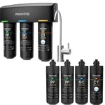 Waterdrop Tsb 3-stage Under Sink Water Filter System With Fauct, Extra 4 Filters. Fixed Price $195.98.