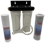Beech Lane Rv Dual External Water Filter System With Brass Fittings & 2 Filters. Fixed Price $86.11.