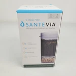 Santevia Alkaline Gravity Water System Main Filter 5-stage Bnib. Fixed Price $47.09.