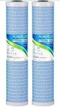 2x Pureplus 5 Micron 20 X 4.5" Whole House Lead Removal Water Filter Cto20bb-cqb. Fixed Price $144.55.