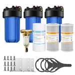 10 Inch Big Blue 10" X 4.5" Whole House Water Filter Housing Filtration System. Fixed Price $115.99.