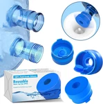 Mylolf 3 & 5 Gallon Water Jug Cap, Pack Reusable Food Grade Silicone Blue. Fixed Price $9.74.