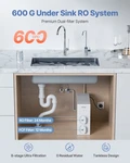 Vevor Reverse Osmosis System, 600 Gpd 8-stage Tankless Water Fil. Fixed Price $244.90.