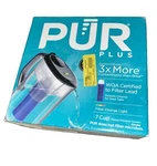 Pur Plus 11-cup Water Filtration Pitcher W/ Led Light (ob). Fixed Price $19.80.