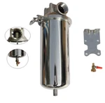 Stainless Steel Water Filter Housing For 10" L Cartridge 1.5" Npt W/drain Valve. Fixed Price $175.77.