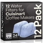 12 Pack Water Filters For Cuisinart Coffee Makers By Set Of 12, Charcoal. Fixed Price $15.55.