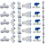 Lemoy 1/4" Od Quick Connect Push In To Water Tube Fitting 1/4 Inch. Fixed Price $17.58.