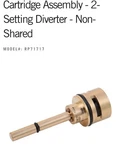 Delta Rp71717 2 Function Non-shared Diverter Cartridge Genuine. Fixed Price $80.00.