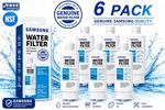 Usa - 6 Pack Genuine Samsung Da97-17376b Haf-qin/exp Refrigerator Water Filter. Fixed Price $42.98.