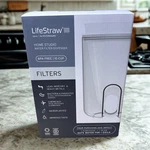 Lifestraw 10 Cup Home Studio Water Filter Dispenser Polar White / Icelandic Blue. Fixed Price $39.99.