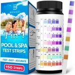7-in-1 Accurate Pool Test Strips - 150 Hot Tub Spa Quick Wate. Fixed Price $15.80.