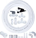 Refrigerator Water Line Kit Connection And 1/4 Compression Ice Maker White. Fixed Price $26.99.
