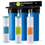 Ispring Wgb32b-mks 3-stage Whole House Filter, Iron & Manganese, W/ Filter Set. Fixed Price $599.99.