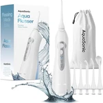 Aquasonic Aquaflosser - Cordless Rechargeable Water Flosser 5 Tips (white). Fixed Price $24.95.