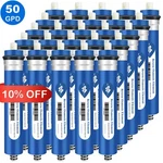 25 Pack 50gpd Ro Membrane Reverse Osmosis Water Filter For Dow Filmtec Tw30-1812. Fixed Price $219.77.