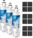 Waterdrop Water Filters For Lg Lt700p - Pack Of 3 + Lg120f Air. Fixed Price $37.50.