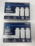 Lot Of 2 - Project Source Replacement For Brita (and Others) Filters 3pk. Fixed Price $14.00.